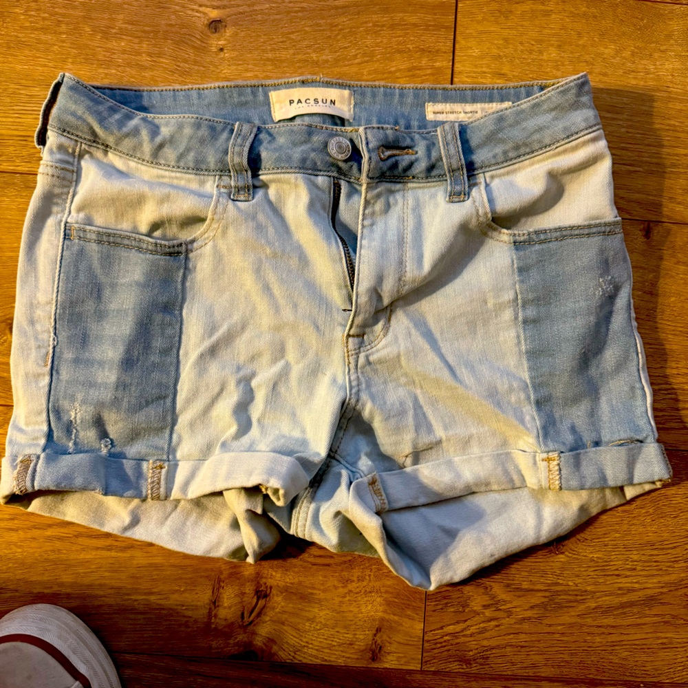 Pacsun super stretch shortie shorts size 27